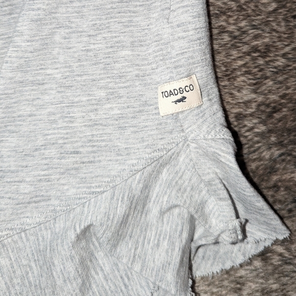 Toad&Co Samba Flutter Long Sleeve Shirt Grey Women's XS - Picture 4 of 8